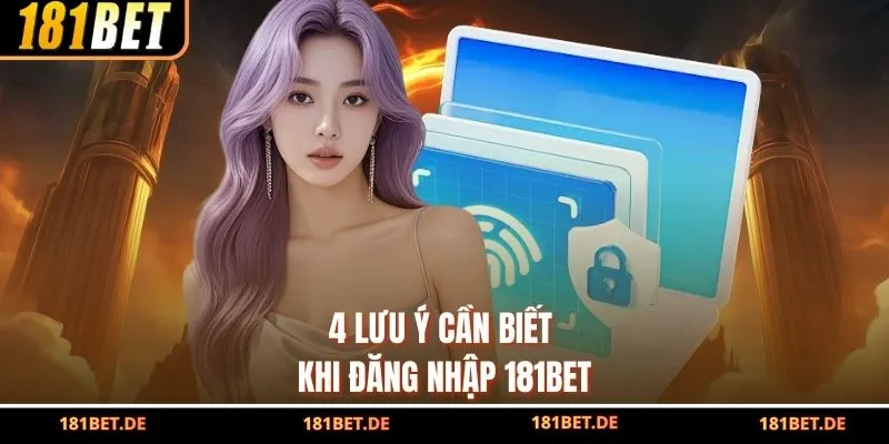 4 lưu ý cần biết khi đăng nhập 181BET